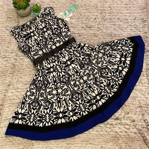 💖HAANI New York Black/White dress Sz. PS